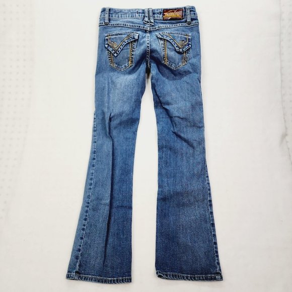 To Be With You Women's Skinny Denim Jeans Size 3 Blue Stretch - Picture 12 of 12